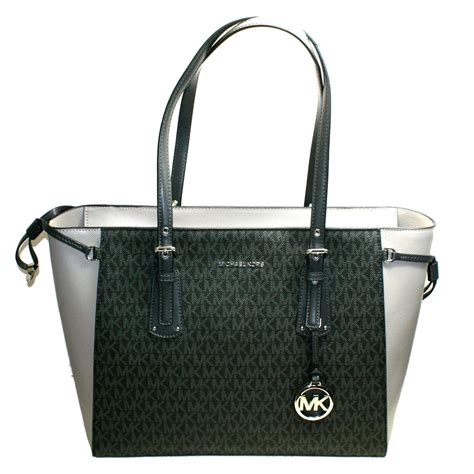 grey and black michael kors purse|michael kors handbags small gray.